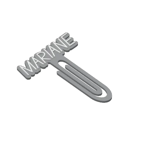 Miniatura 299 do modelo 3D Personalized Name Bookmarks
