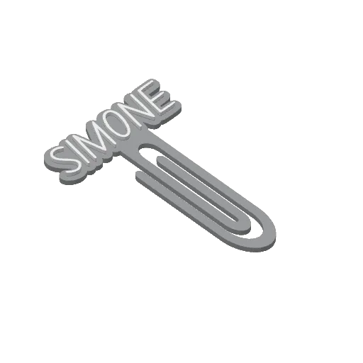 Miniatura 402 do modelo 3D Personalized Name Bookmarks