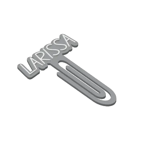 Miniatura 260 do modelo 3D Personalized Name Bookmarks