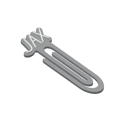 Miniatura 205 do modelo 3D Personalized Name Bookmarks