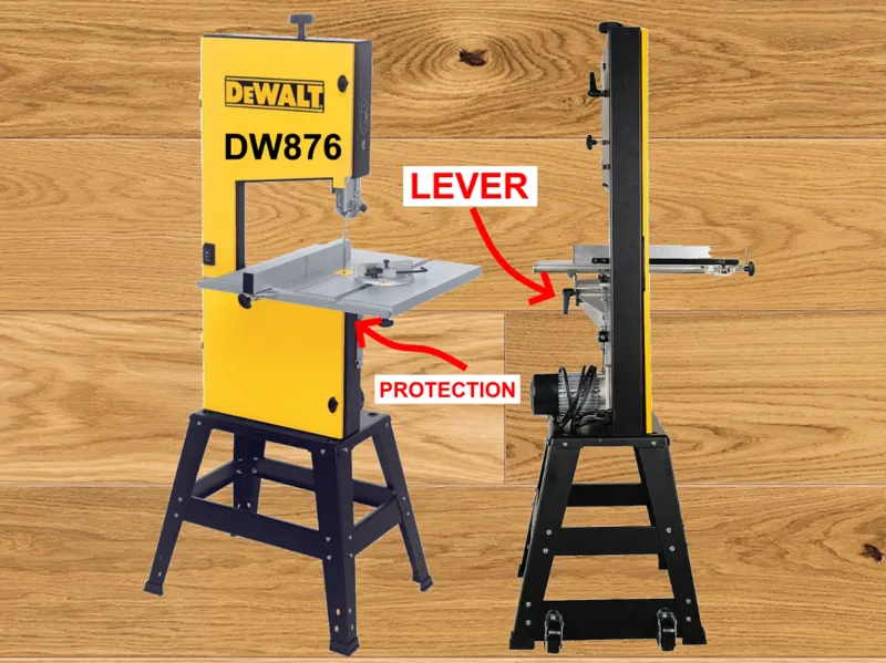 Dewalt Bandsaw DW876 Spare parts Handle Arm lever