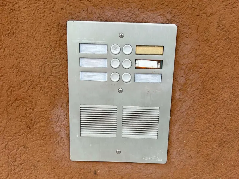 Bitron Video Intercom Button And Name Plate Frame
