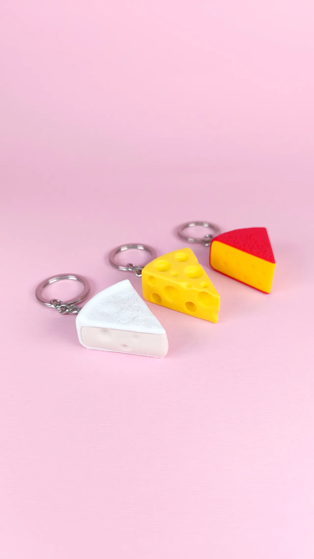 Mini Cheese Collection (Keychain & Earrings) view 3