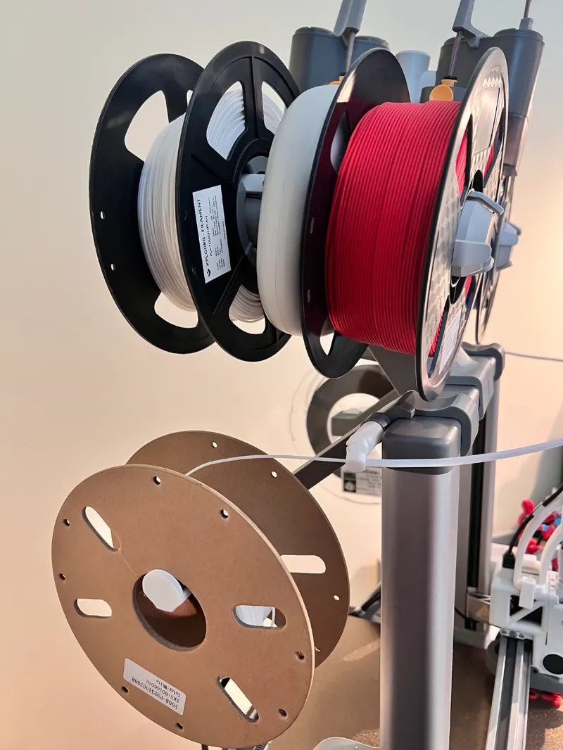 BambuLab A1 Spool Holder with Bearings 608 V3