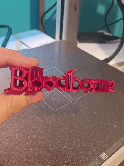 Bloodborne Text Flip