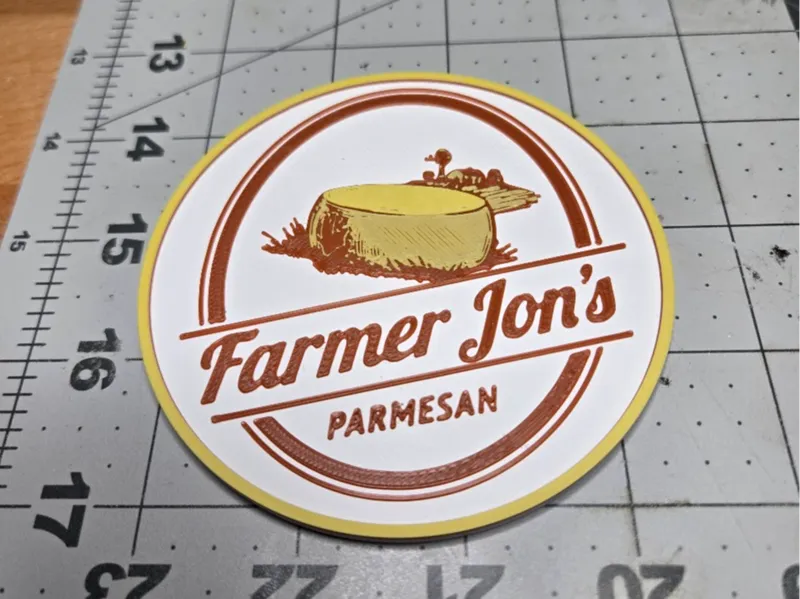 Farmer Jon's Parmesan Coaster