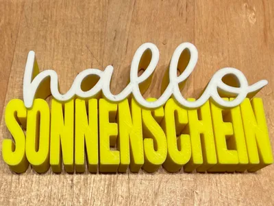 Hello Sunshine Lettering
