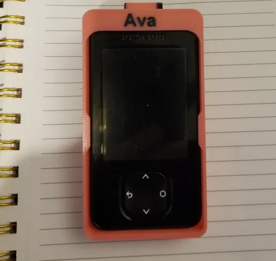 Dexcom G7 receiver case with belt clip