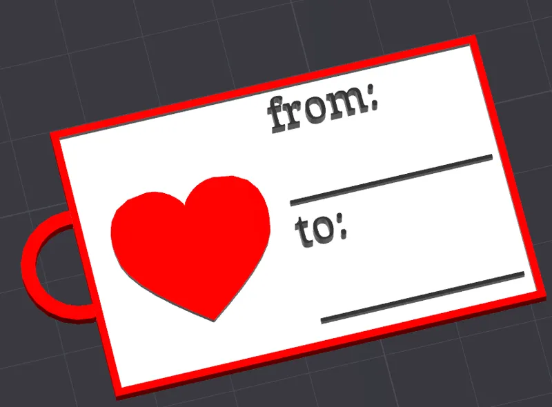 Gift Tag Heart