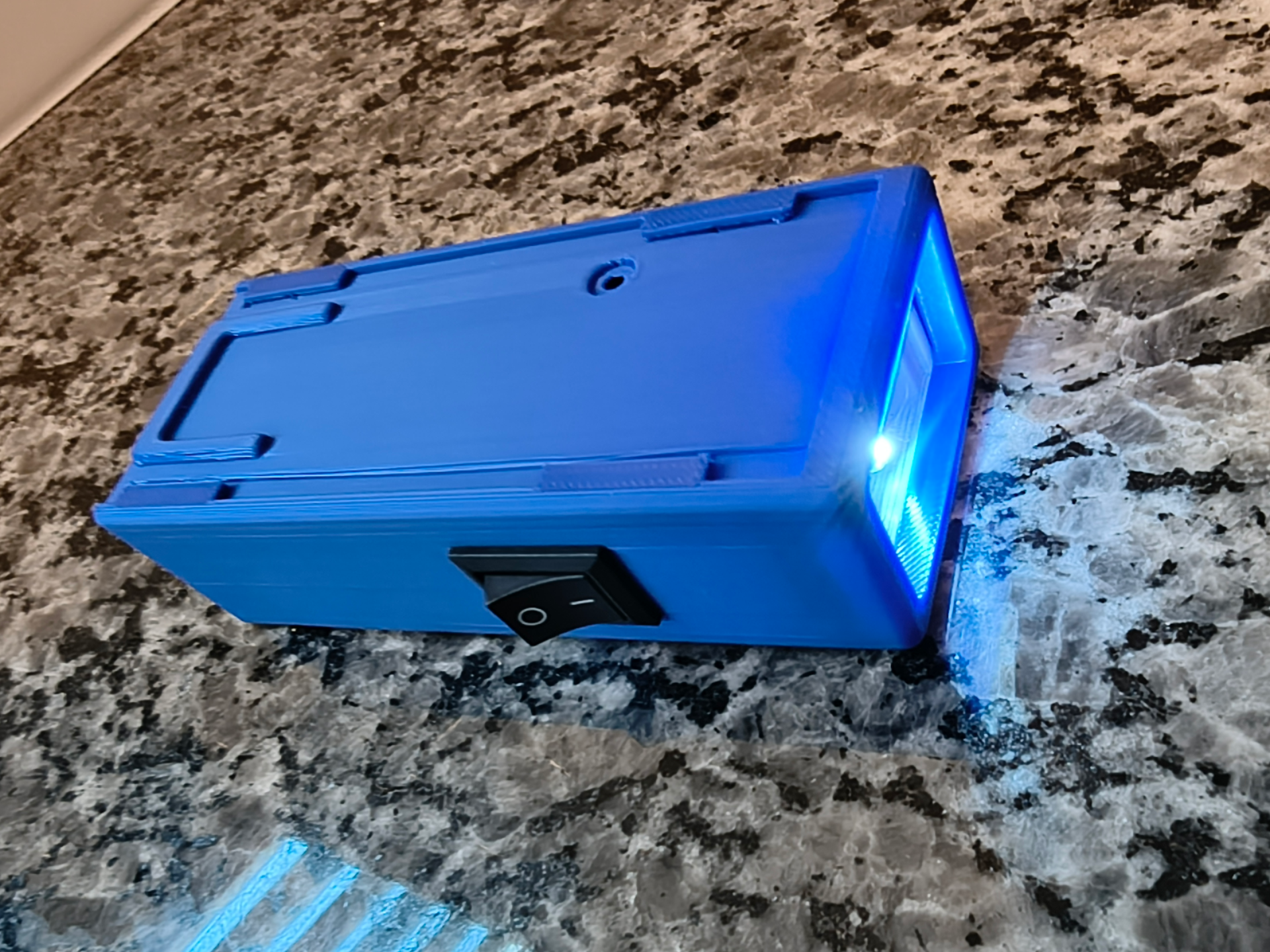 LED flashlight with 9V battery