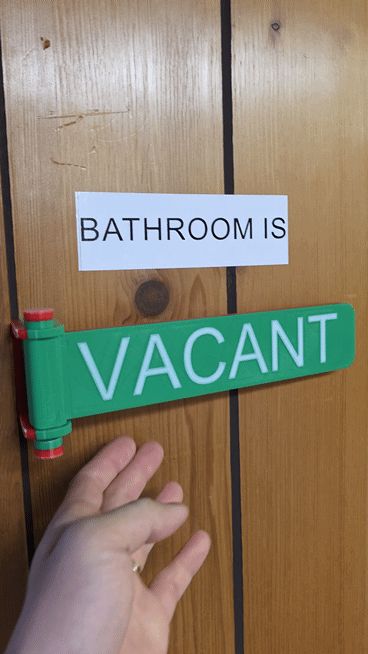 Flipping Sign - Vacant Occupied Flip-o-Rama