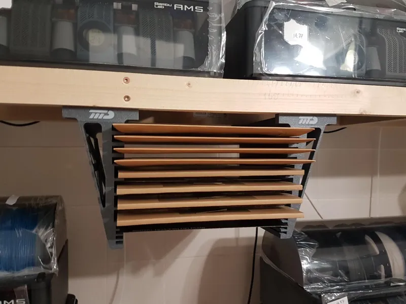 Bambu Build Plates Hanging Rack