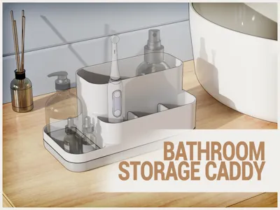 Minimalist Bathroom Storage Caddy