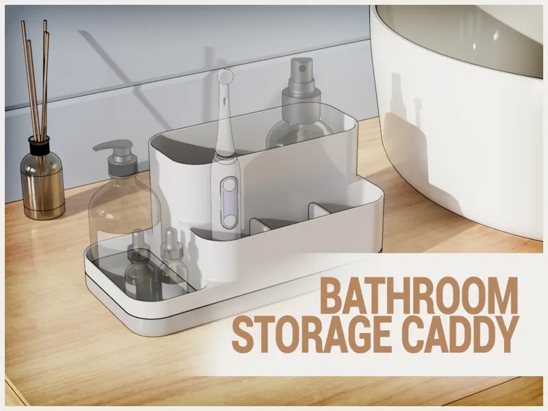 Minimalist Bathroom Storage Caddy
