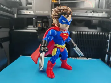 Accesorio para impresora 3D: 超狼 Kryptonian Wolverine 混搭创作 分件打印(NO AMS) — vista de referencia 4