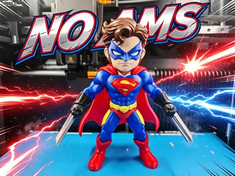 Accesorio para impresora 3D: 超狼 Kryptonian Wolverine 混搭创作 分件打印(NO AMS) — referencia de MakerWorld