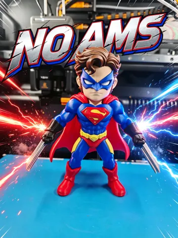 Accesorio para impresora 3D: 超狼 Kryptonian Wolverine 混搭创作 分件打印(NO AMS) — vista de referencia 2