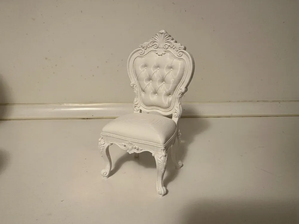 Baroque Chair – Ornate Victorian Furniture - Free 3D Print Model ...