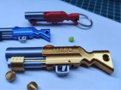 Mini Remington m870 Keychain