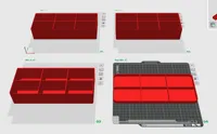 3 Layers with 6 Bins - 0.24mm layer, 1 walls, 12% infill