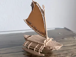 Barca di Moana (Vaiana) (Moiana) Modello Es Disney