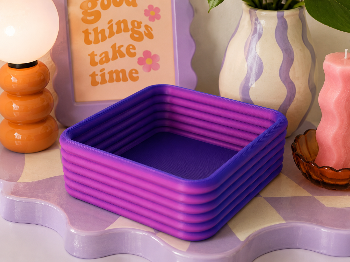 Funky Tray Organizer Deco