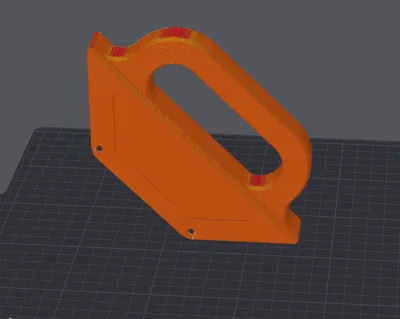 fixed vertical stand handle