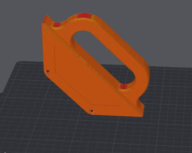 fixed vertical stand handle