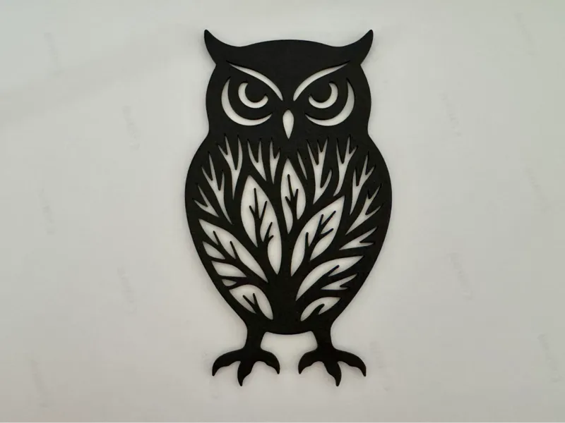 Tree of Life Owl Silhouette – Nature Wall Decor
