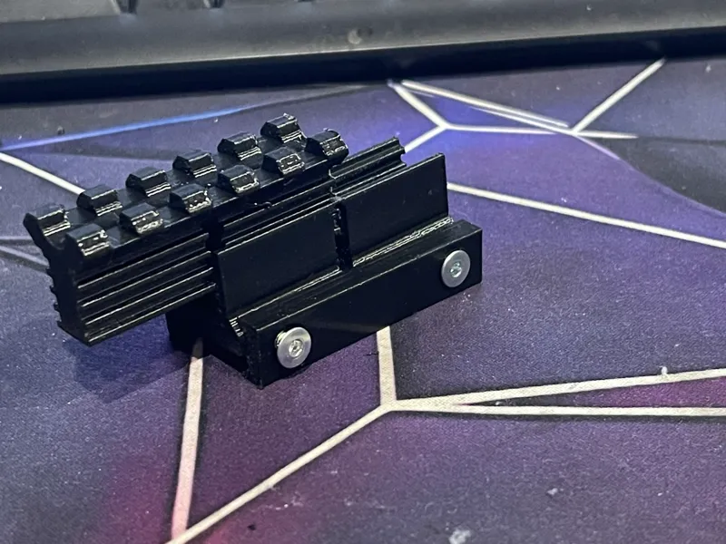 Picatinny riser adjustable 3.5mm step