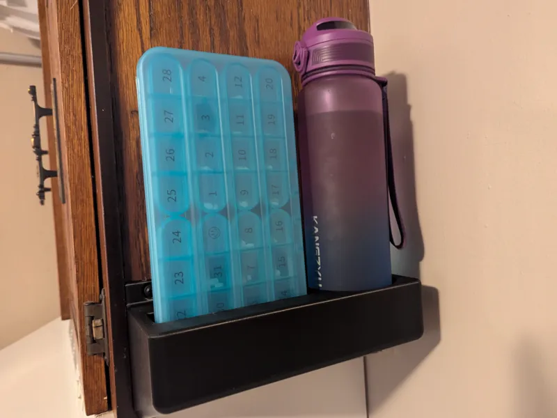 Pills and Water Bottle Holder