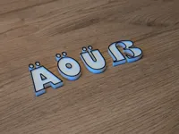 German (DE) specific letters