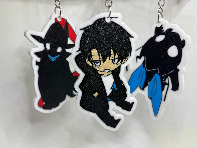 Solo Leveling Keychain - Jin Woo, Igris, Beru