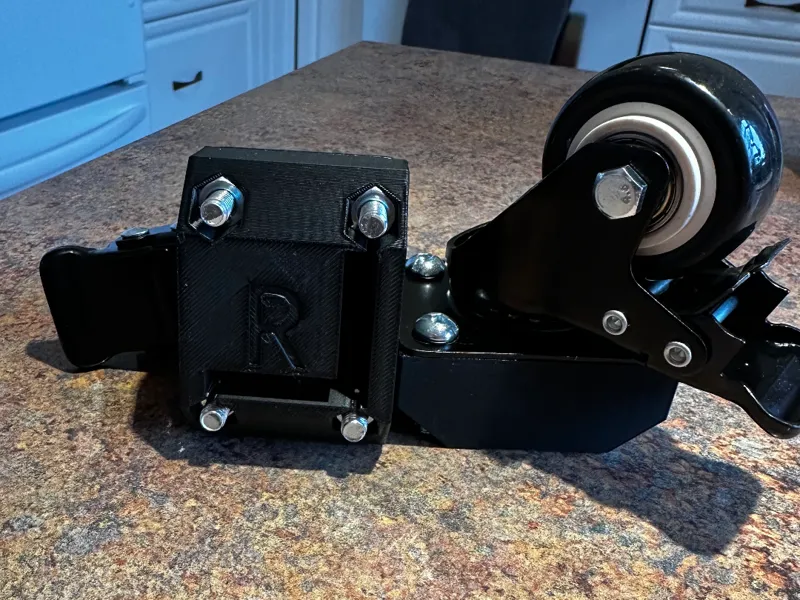 Metal Shelf Caster Mounts