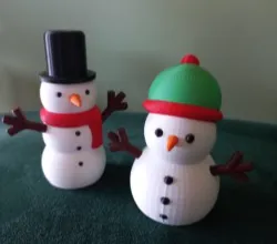 cute chrismas snowman