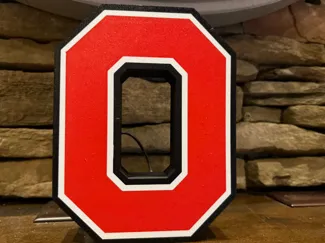 Ohio State OSU Block O LED Light Box