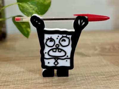 Doodle SpongeBob - Pencil holder + keychain