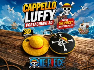 Luffy Straw Hat Keychain – One Piece