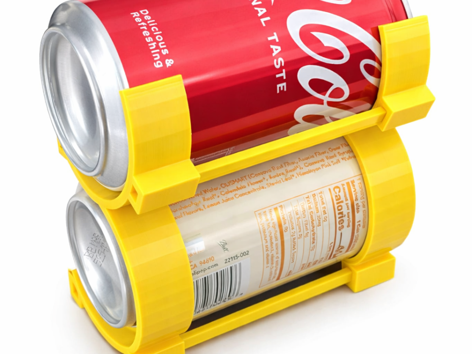 Suporte Modular para Latas – Duplo Empilhado