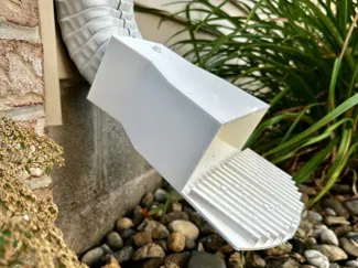 Erosion-Control Gutter Diffuser