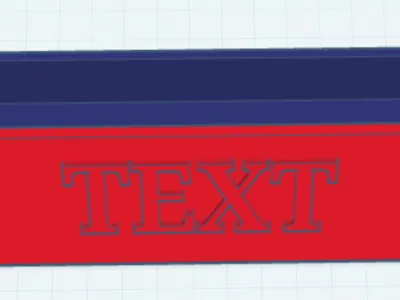 Customizable Name Plate/ Pencil Holder