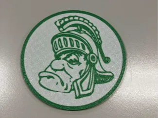 MSU Sparty Coaster