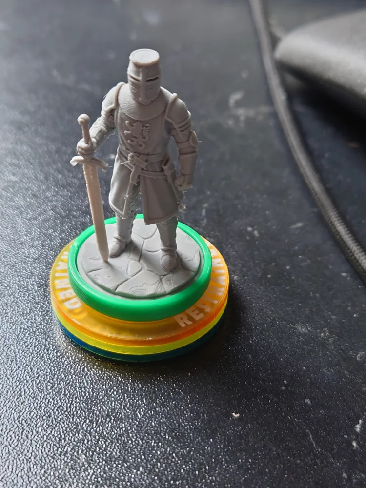 Stasis Model Rings Figurine and Status Ring Stand - Free 3D Print Model - MakerWorld