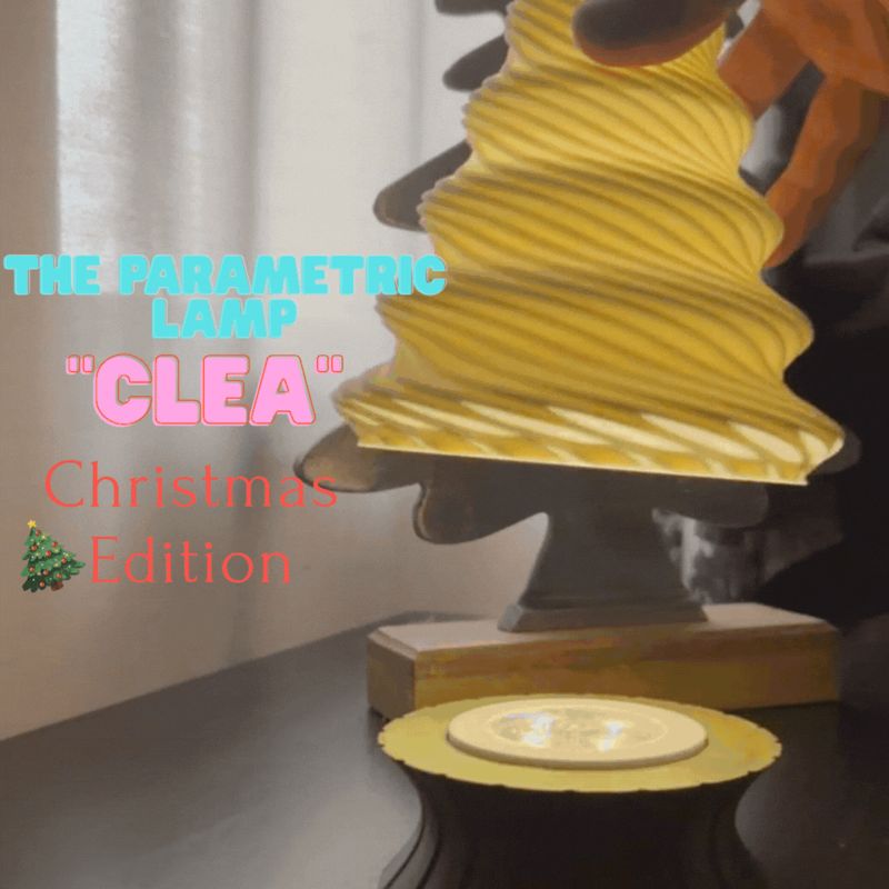 The Parametric Lamp "Clea"  Christmas Tree Edition