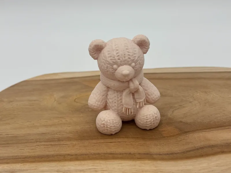 Knitted bear