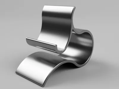 Wavy phone stand