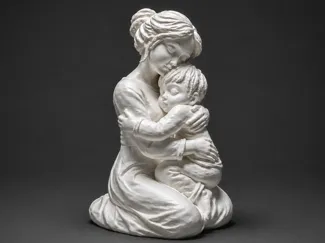 Mother & Child Emotional Sculpture