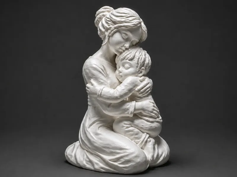Mother & Child Emotional Sculpture