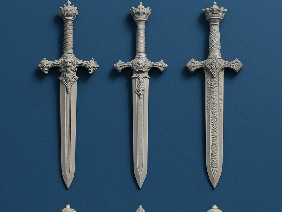 Ornate Medieval Sword Collection