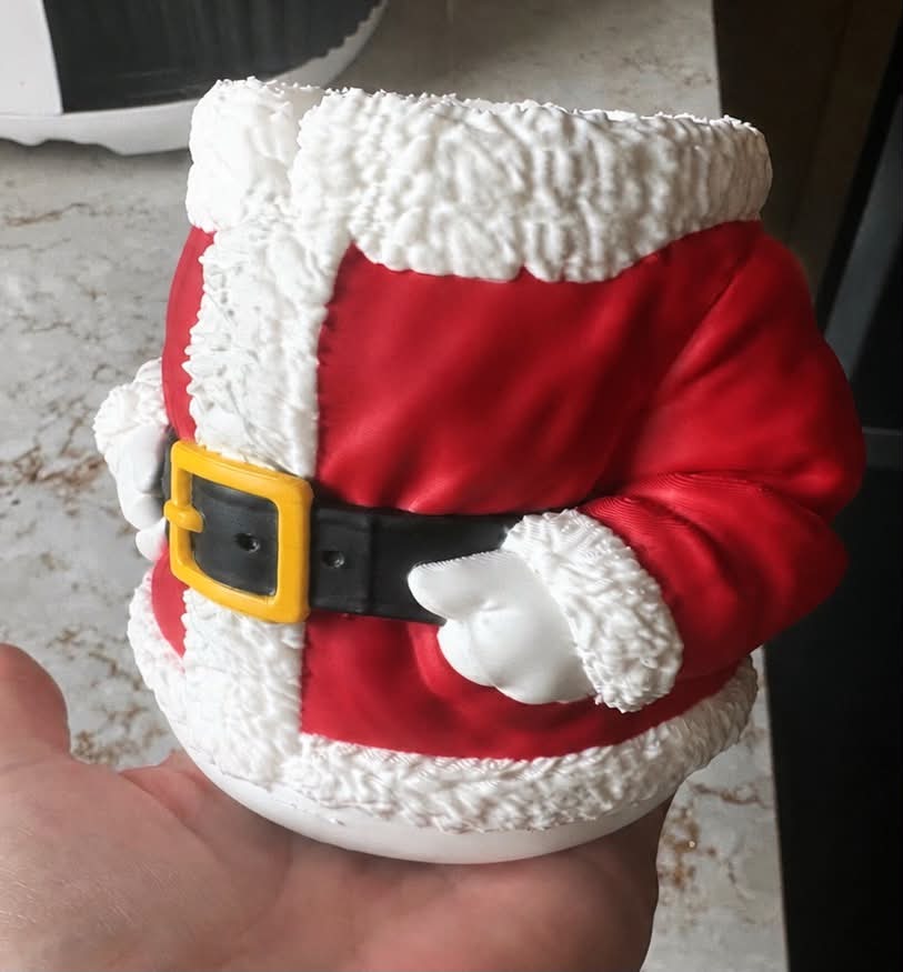 Santa Clause Soda Pop Can Coozie Drink Holder - 1